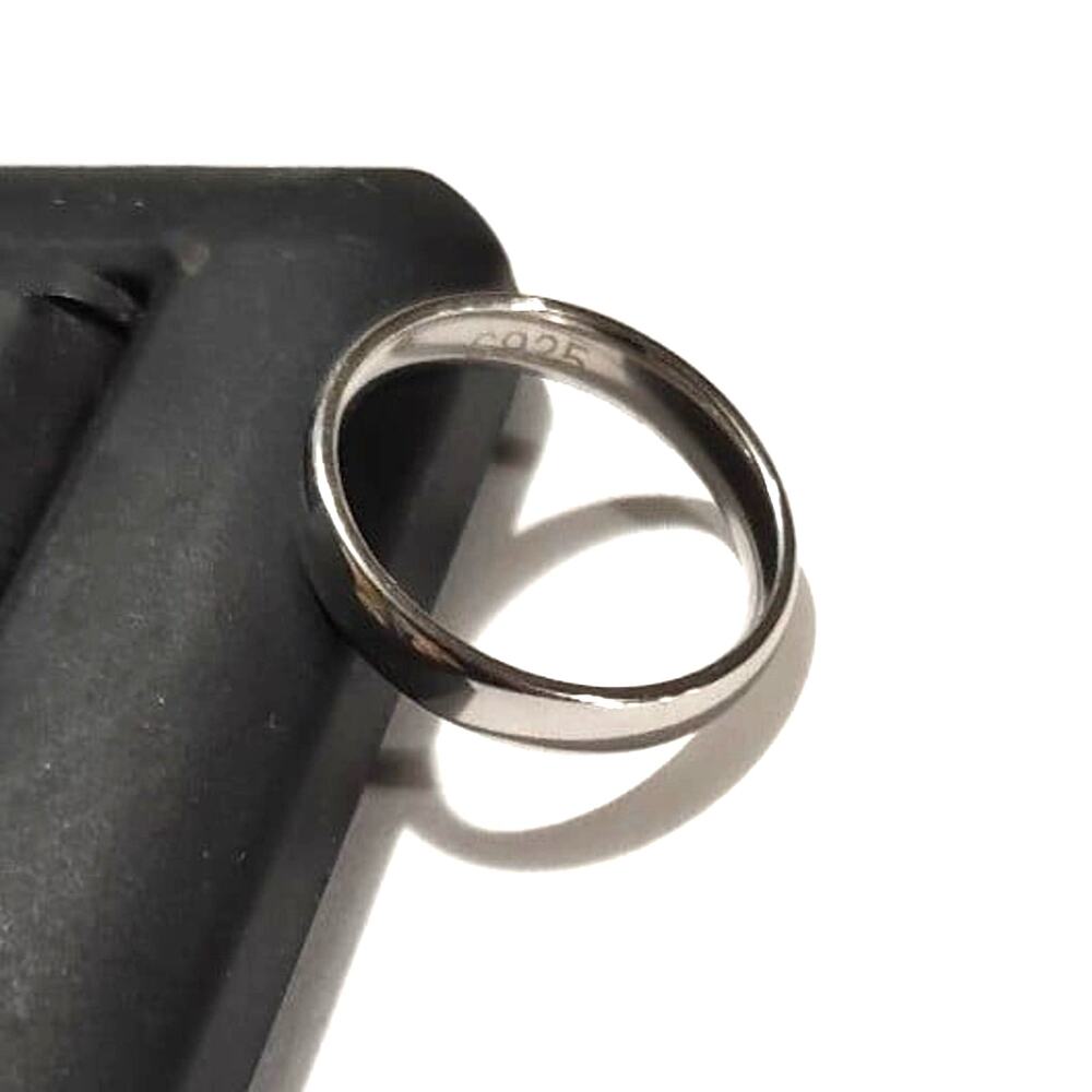 S925 Sterling Silver Promise Ring Band Wedding Engagement Proposal Gift - New!